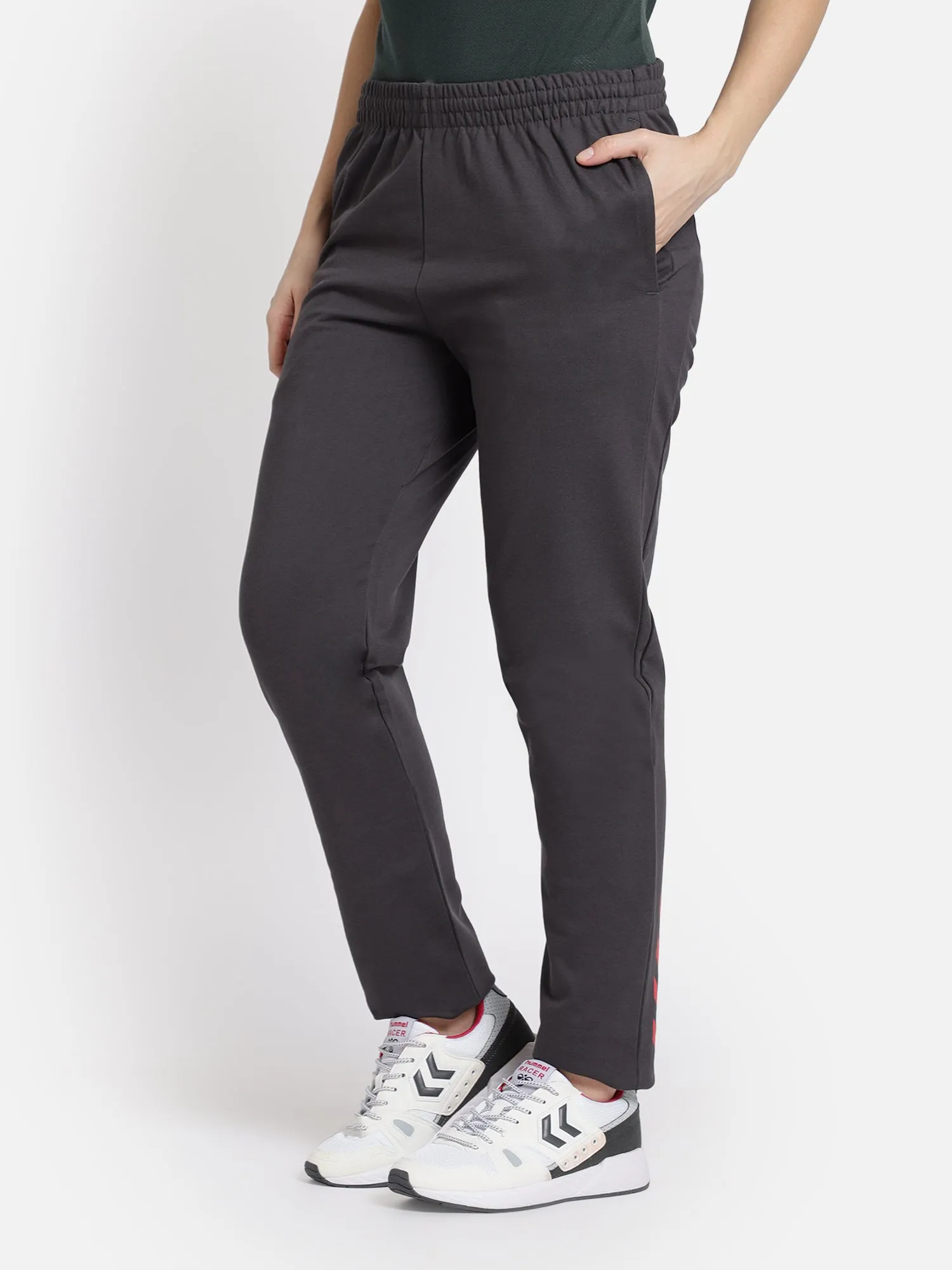 Action Women Cotton Grey Training Pant