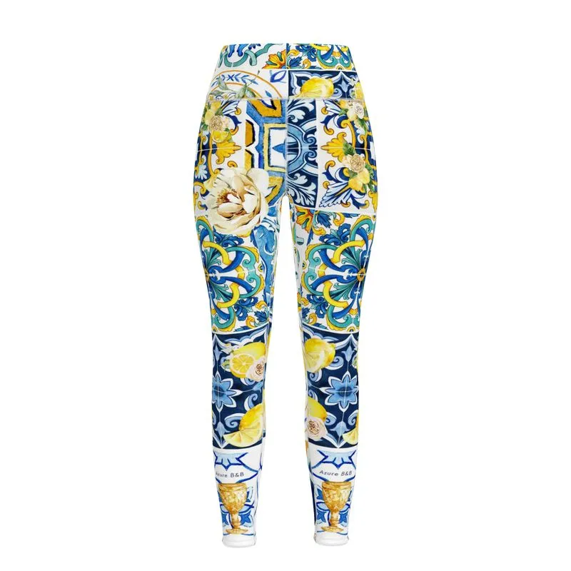 Amalfi High-Waisted Athletic Leggings