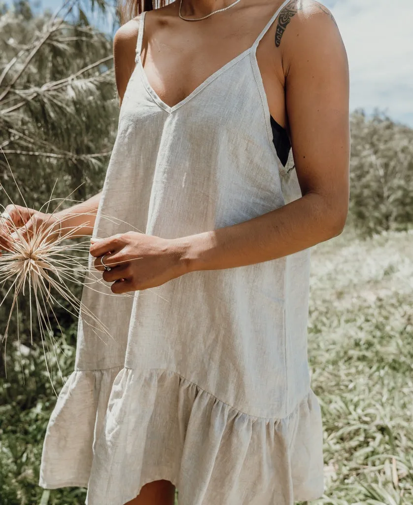 Amy Dress | Natural Linen