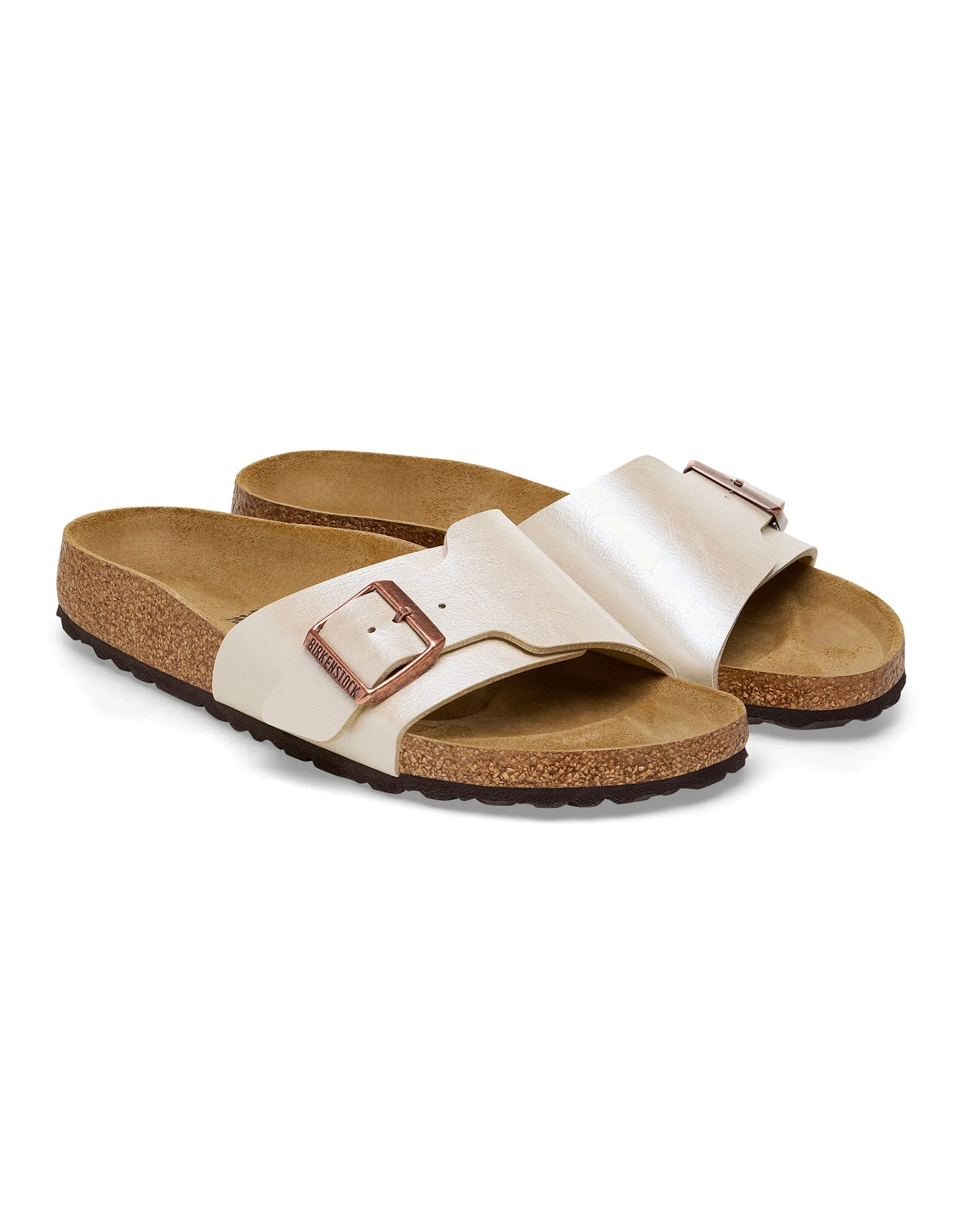 Birkenstock Catalina Graceful Pearl White Calzata Stretta