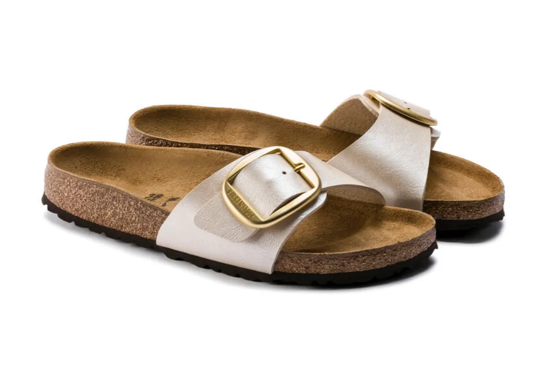 Birkenstock Madrid Big Buckle Graceful Pearl White 1015279