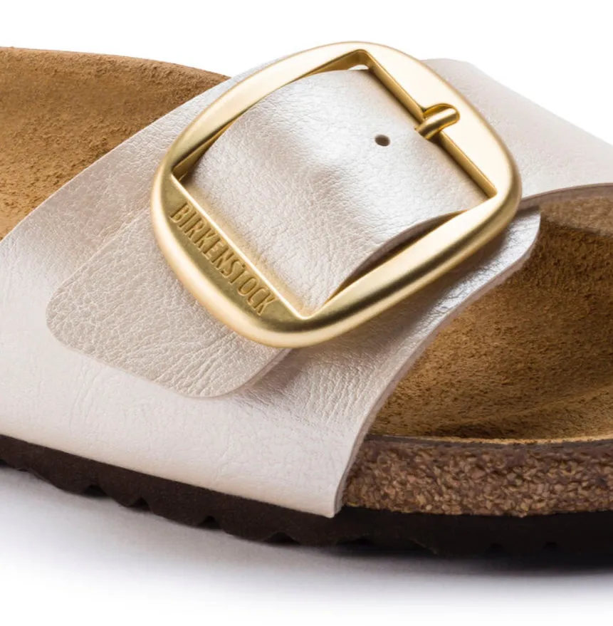 Birkenstock Madrid Big Buckle Graceful Pearl White 1015279