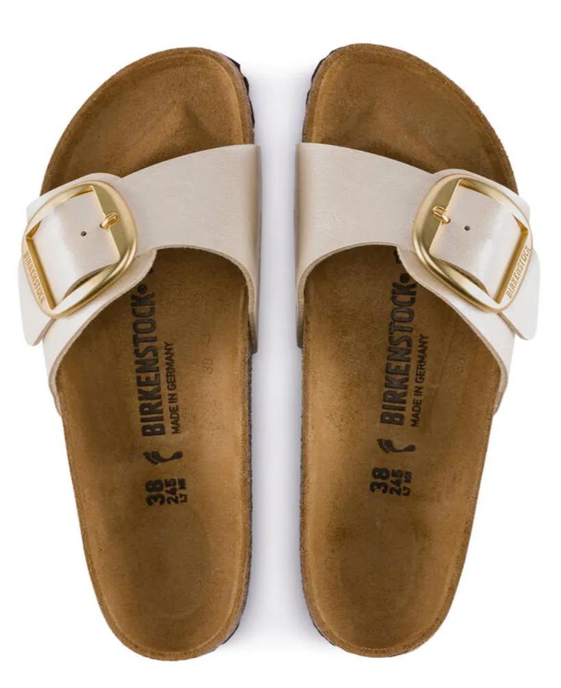 Birkenstock Madrid Big Buckle Graceful Pearl White 1015279