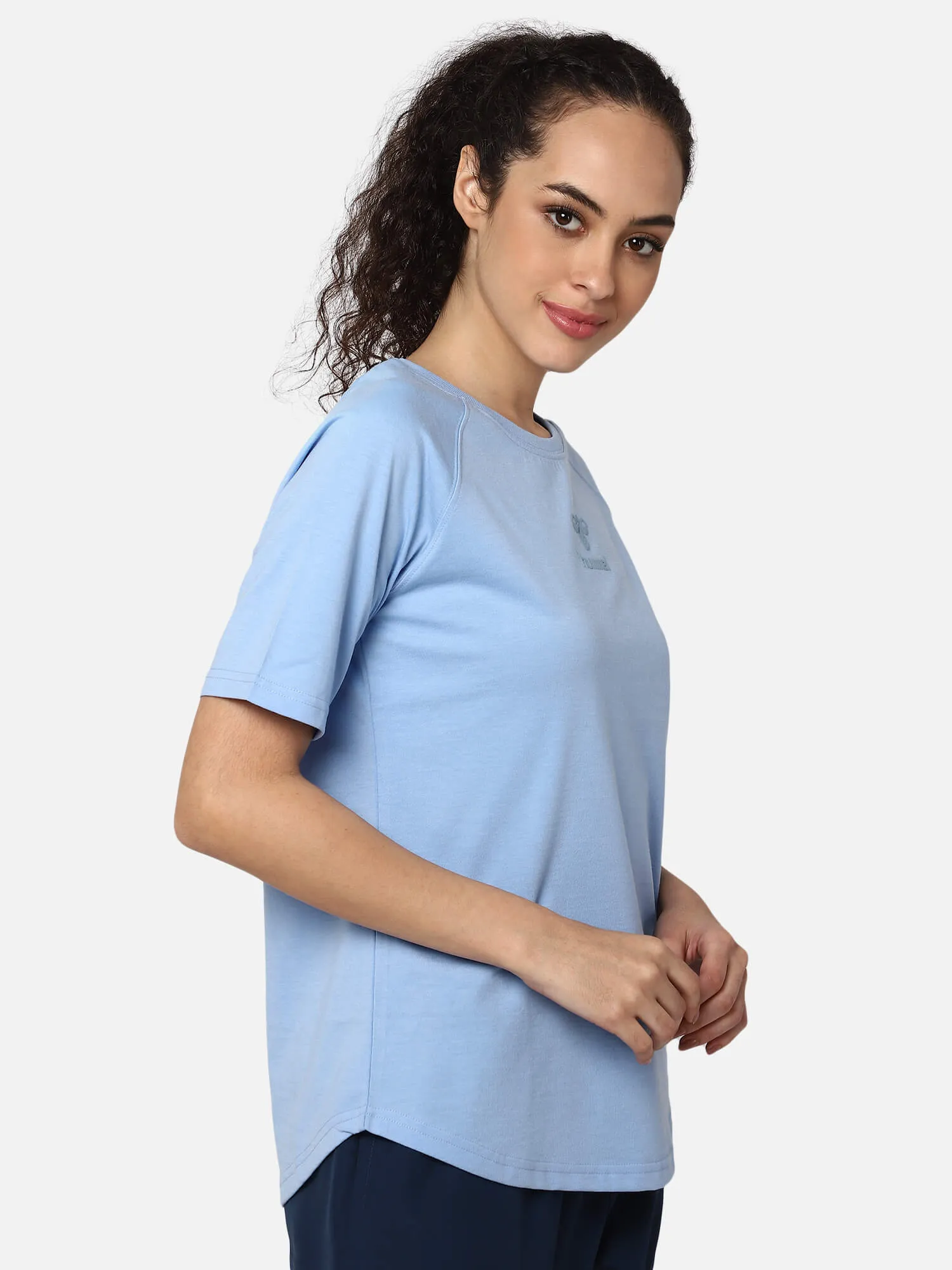 Blossom Women Blue T-Shirt