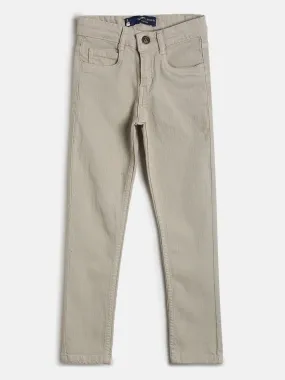 Boys Khaki Cotton Trouser