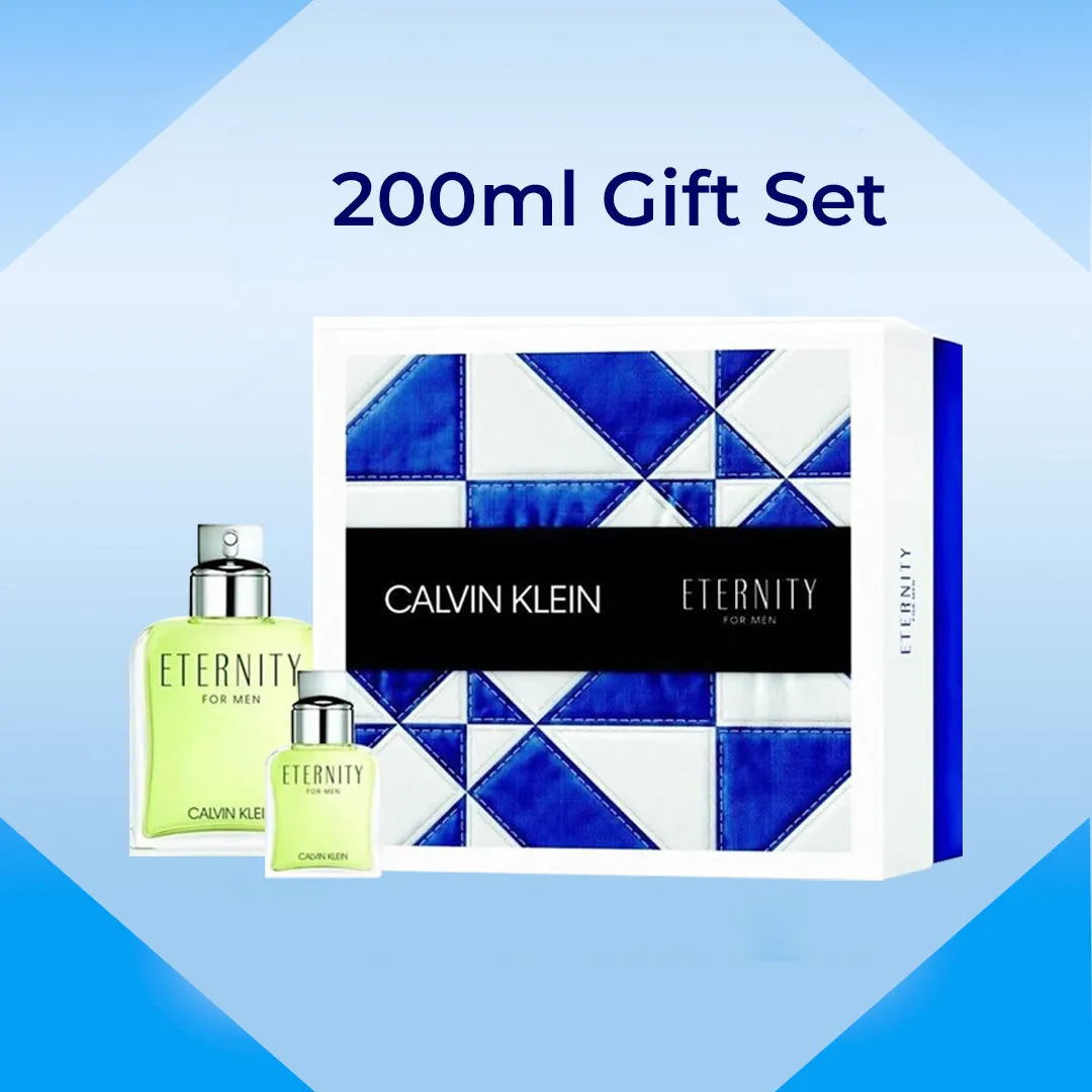 Calvin Klein Eternity For Men Eau De Toilette Spray 200ml Gift Set