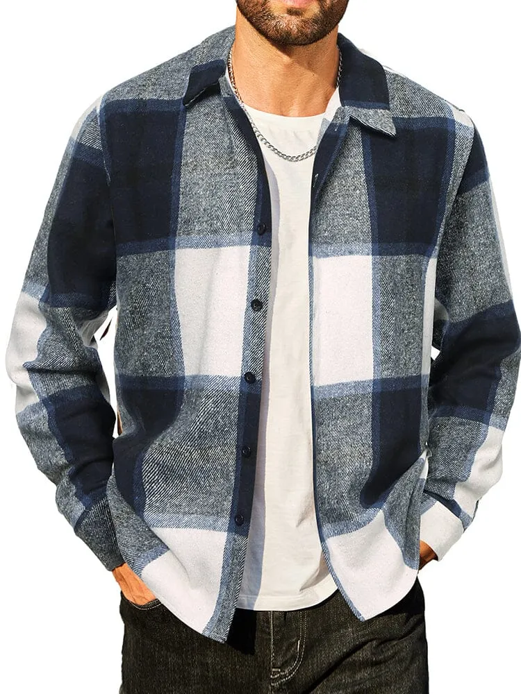 Casual Flannel Plaid Shirt