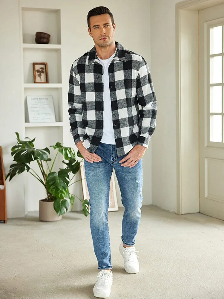 Casual Flannel Plaid Shirt