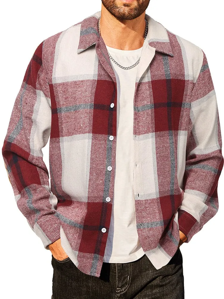 Casual Flannel Plaid Shirt