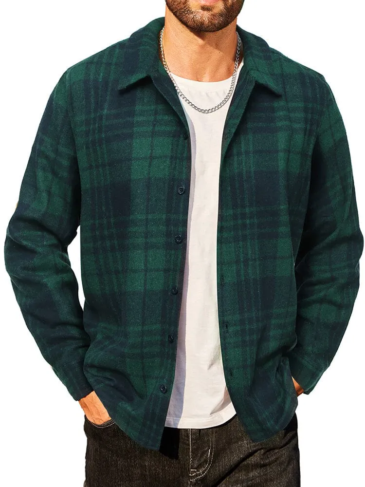 Casual Flannel Plaid Shirt