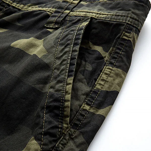 Casual Loose Multicolor Camouflage Men's Beach Shorts