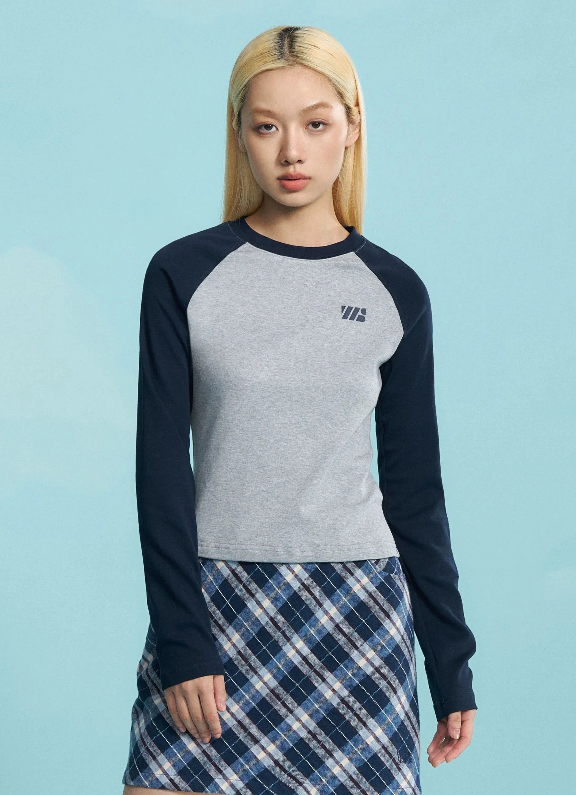 Casual Raglan Long Sleeve T-Shirt