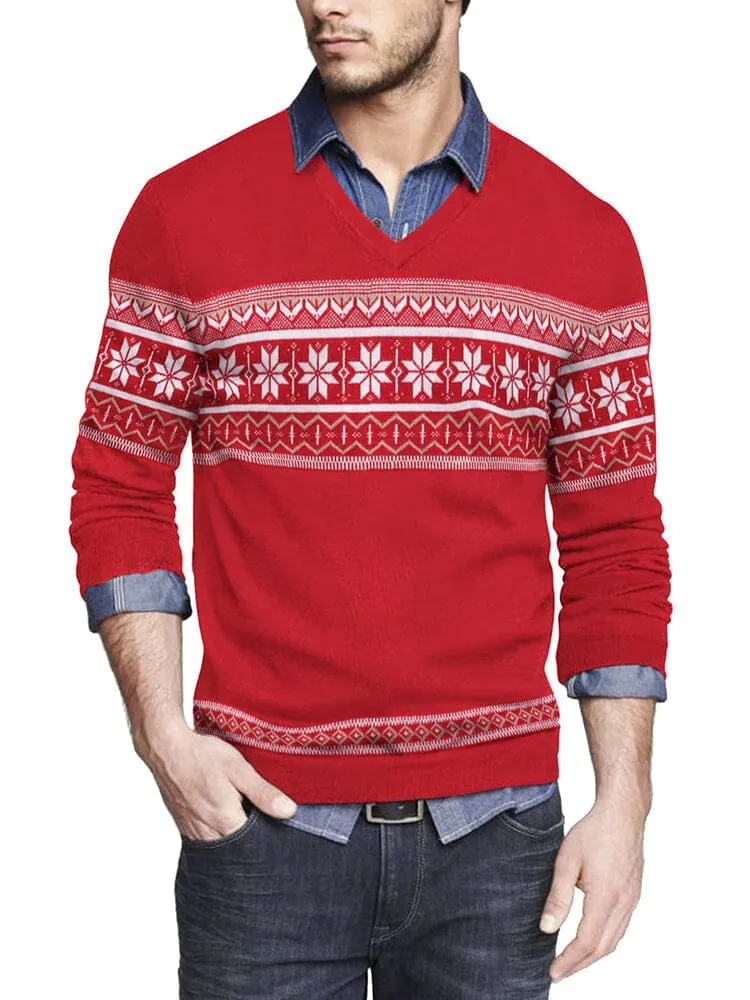 Casual Ribbed Knitted Pullover Sweater (US Only)