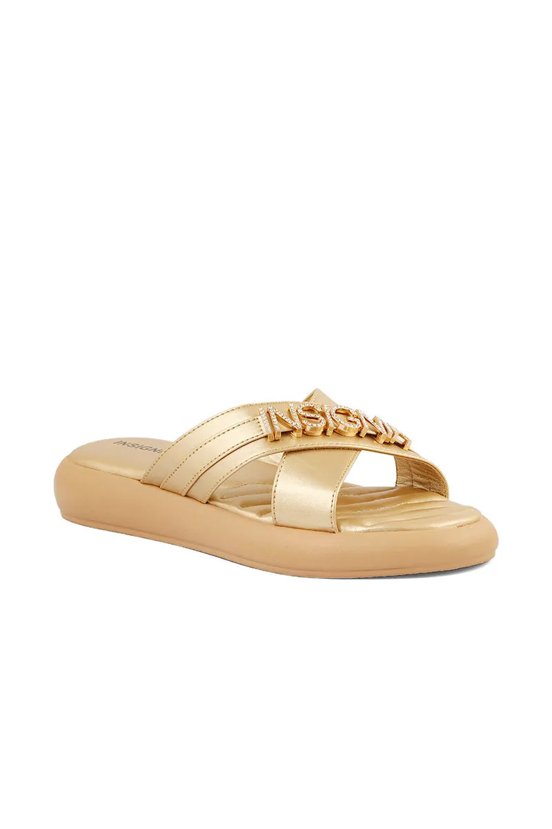 Casual Slip On I32883-Golden