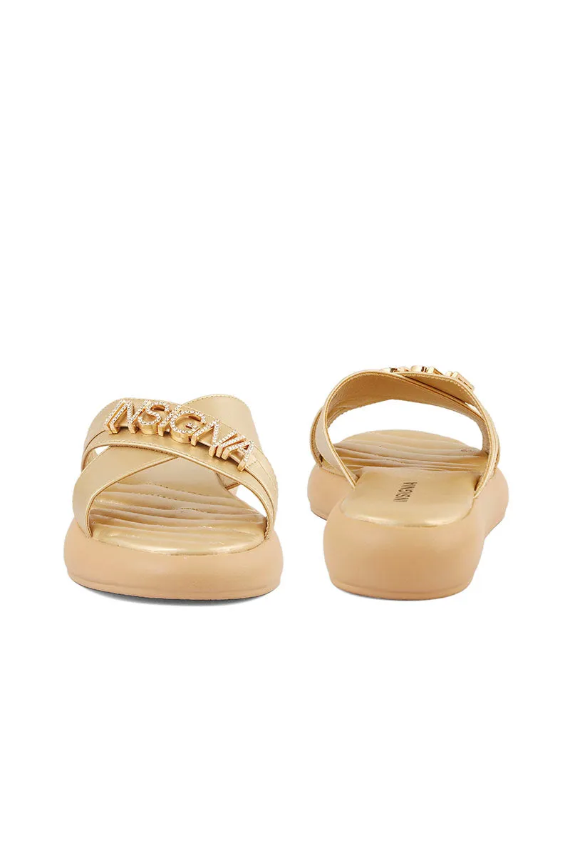 Casual Slip On I32883-Golden