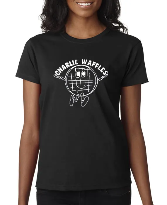 Charlie Waffles T-shirt Inspired by two and a Half Men TV Show