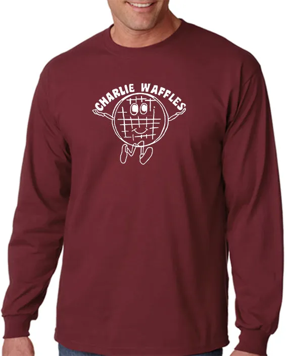 Charlie Waffles T-shirt Inspired by two and a Half Men TV Show