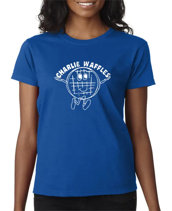 Charlie Waffles T-shirt Inspired by two and a Half Men TV Show