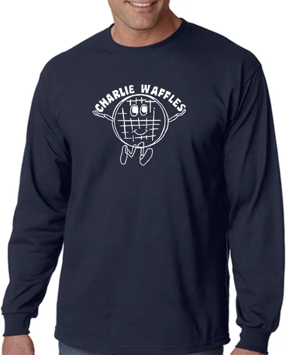 Charlie Waffles T-shirt Inspired by two and a Half Men TV Show