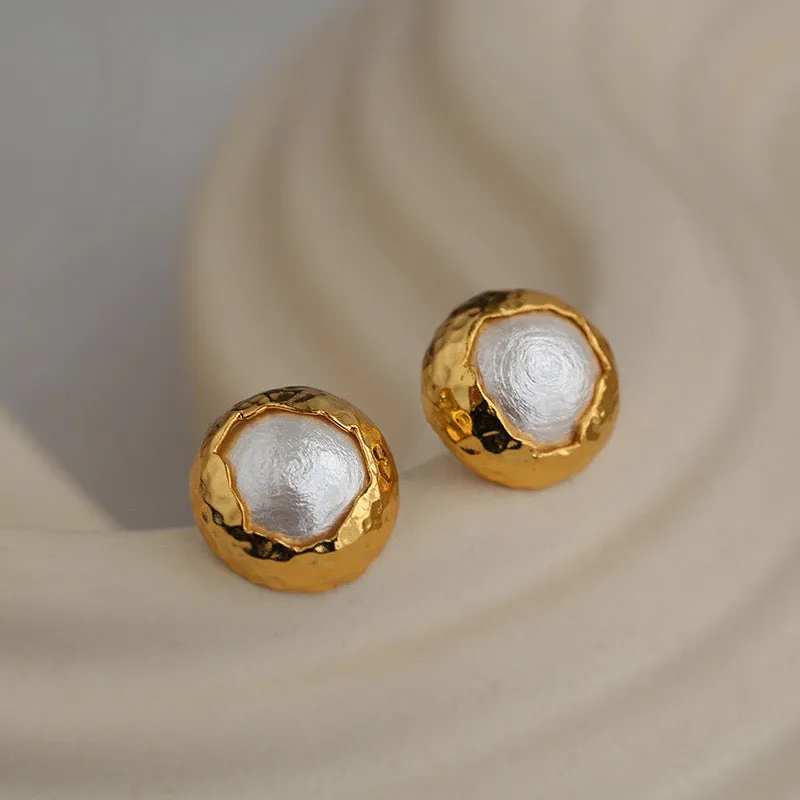 Chic Cotton Pearl Earring