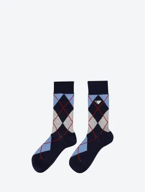 Cotton argyle socks