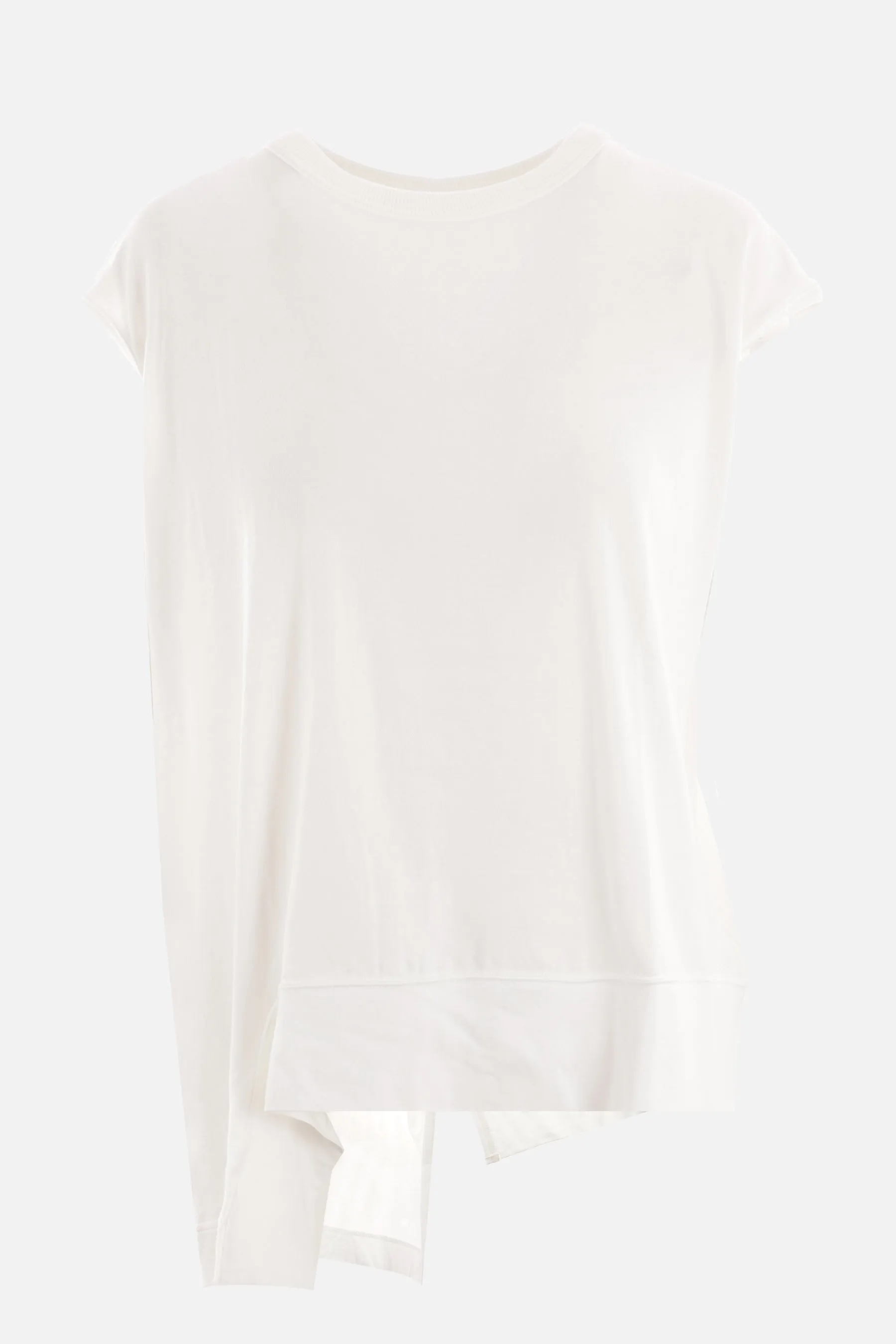 cotton asymmetric t-shirt