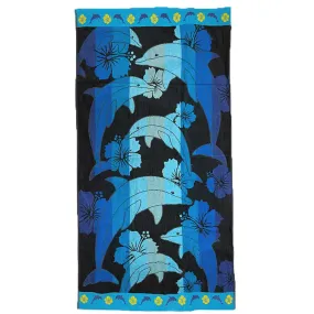 Cotton Beach Towel - Dolphins