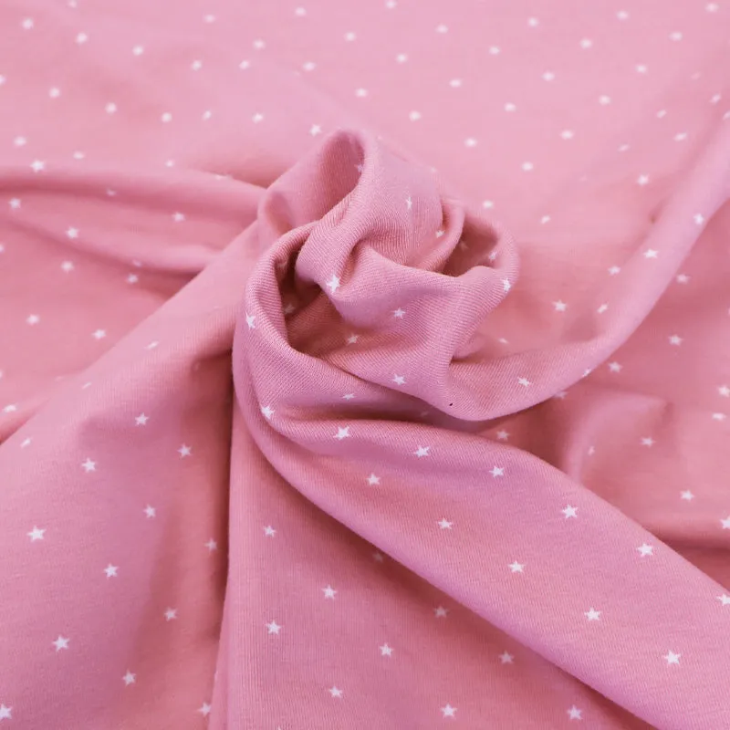 Cotton Jersey - Pink - Starry