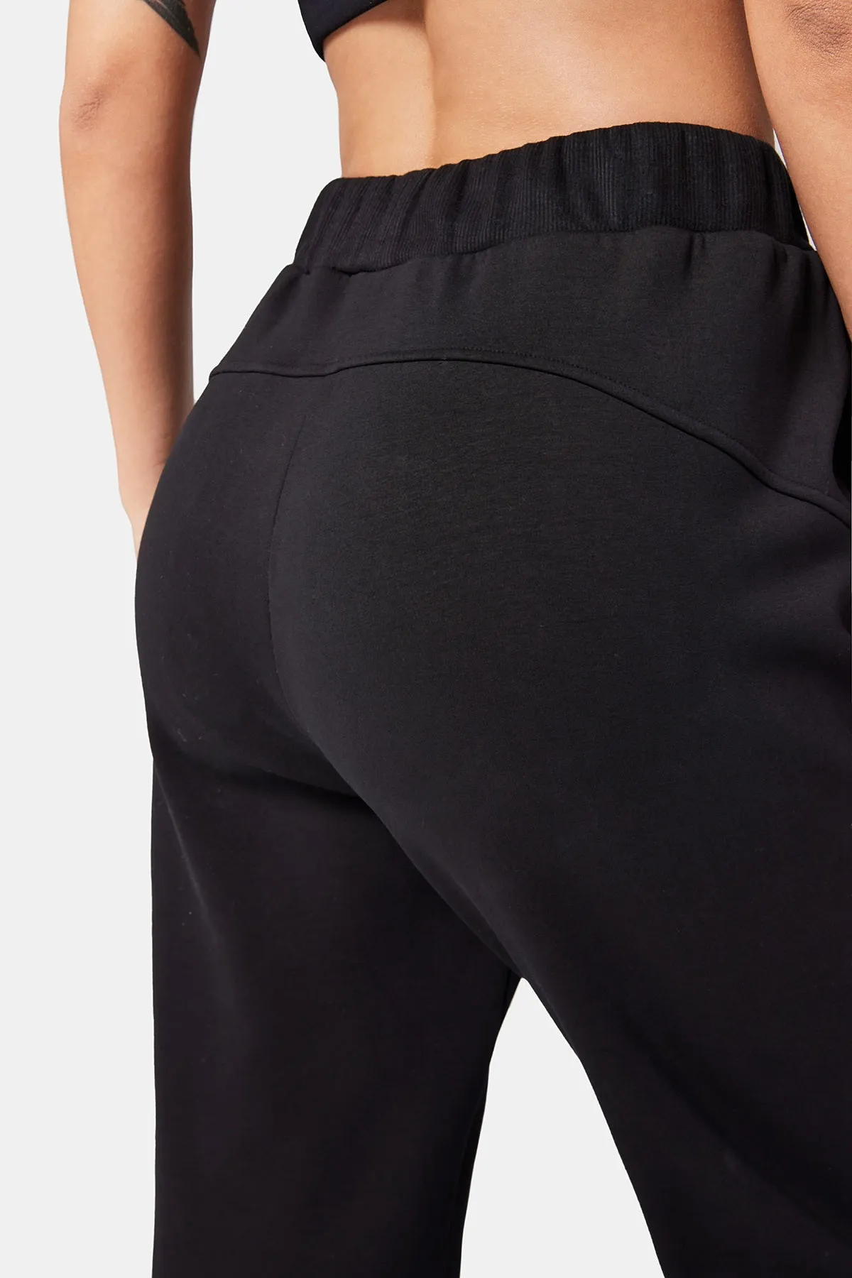 Cotton Mid-Rise Jogger