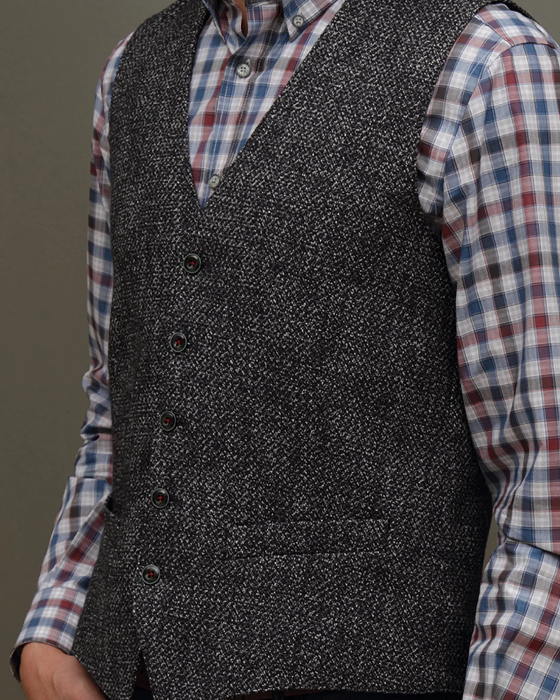 Cotton Mottled Waistcoat