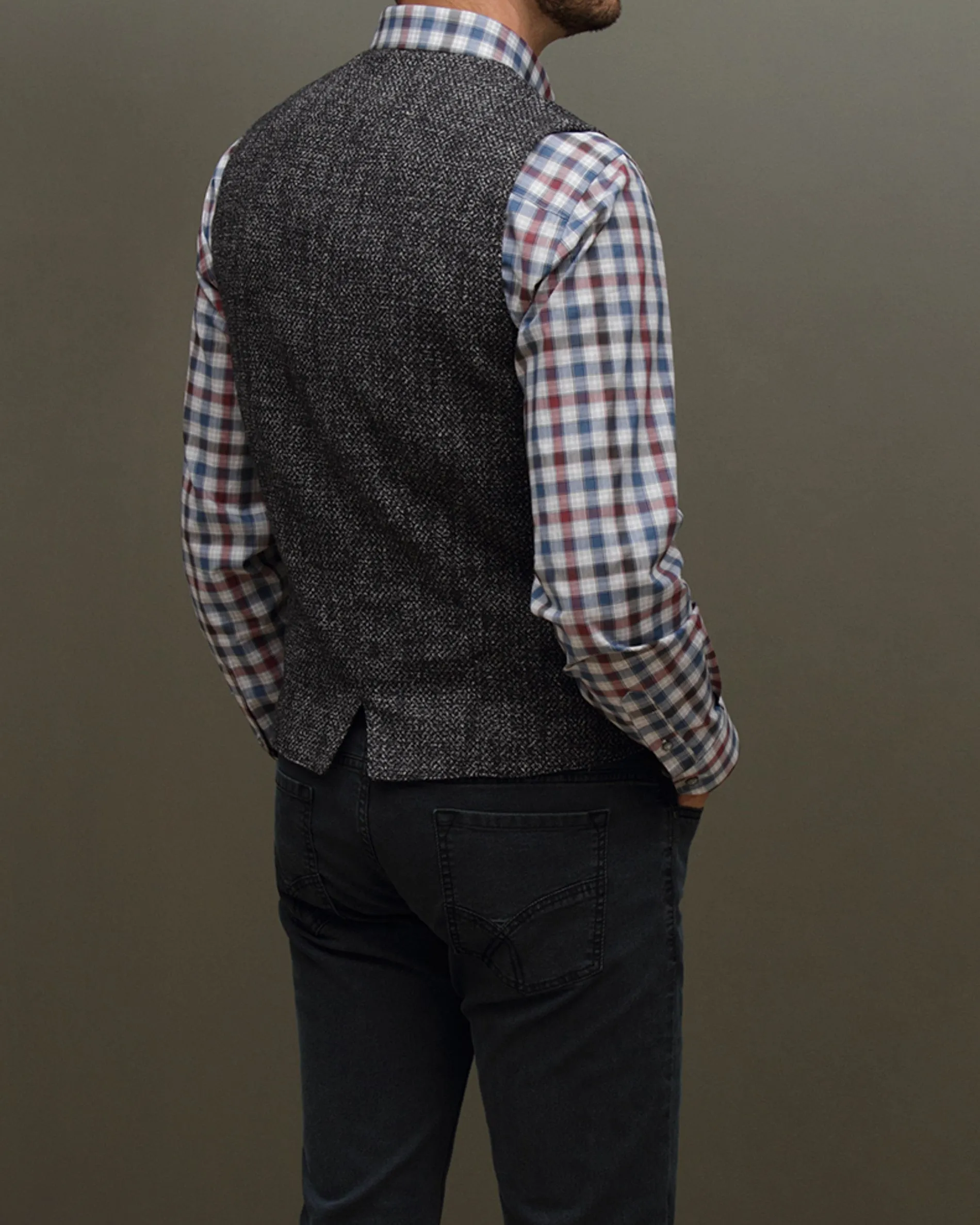 Cotton Mottled Waistcoat