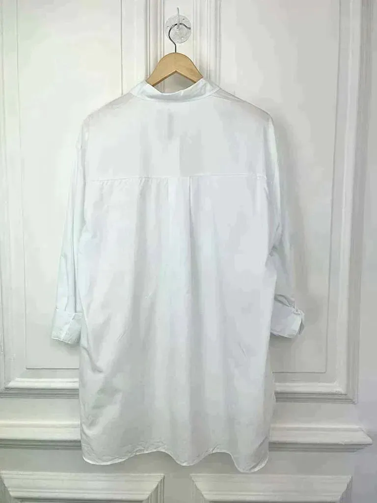 Cotton Pocket Shirt - White