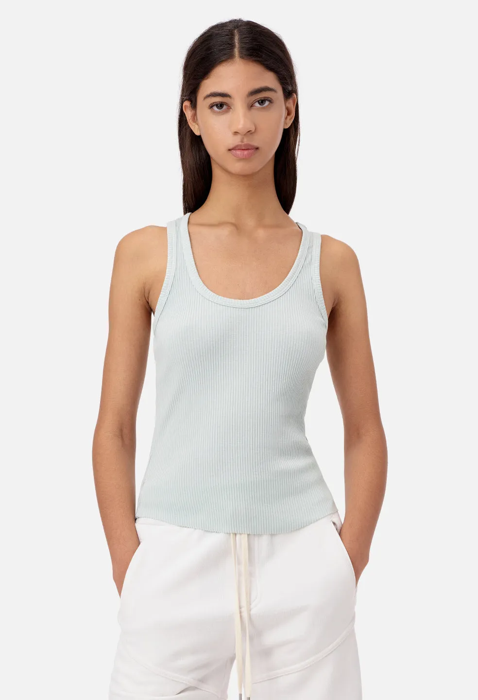 Cotton Rib Tank / Sky