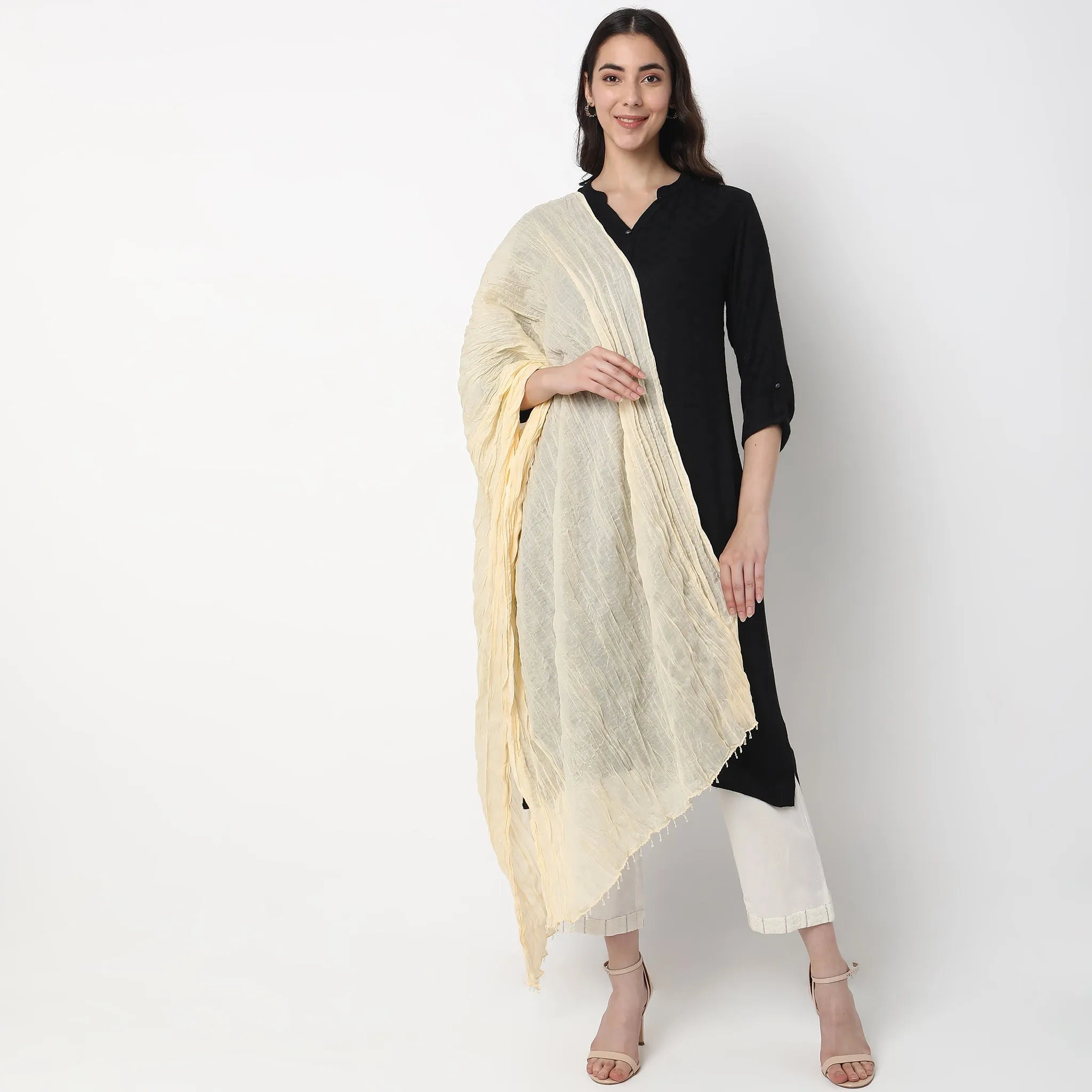 Cotton Solid Dupatta