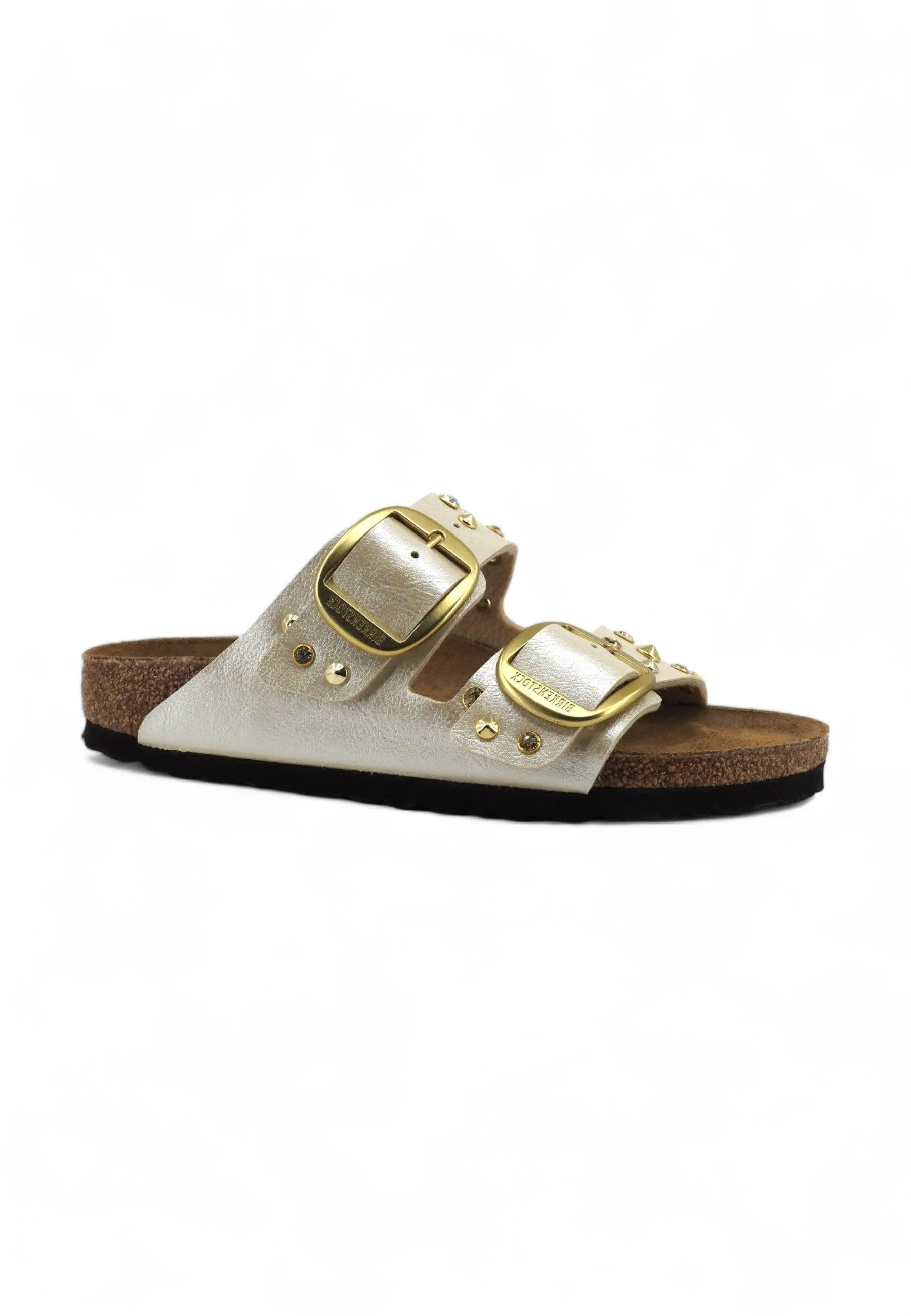 CUSTOM / BIRKENSTOCK Ciabatta Borchie Ape Graceful Pearl White 1020021