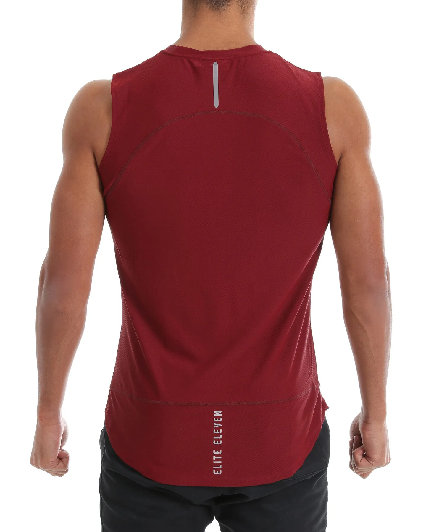 Mens Premium Maroon Athletic Performance Tank Top