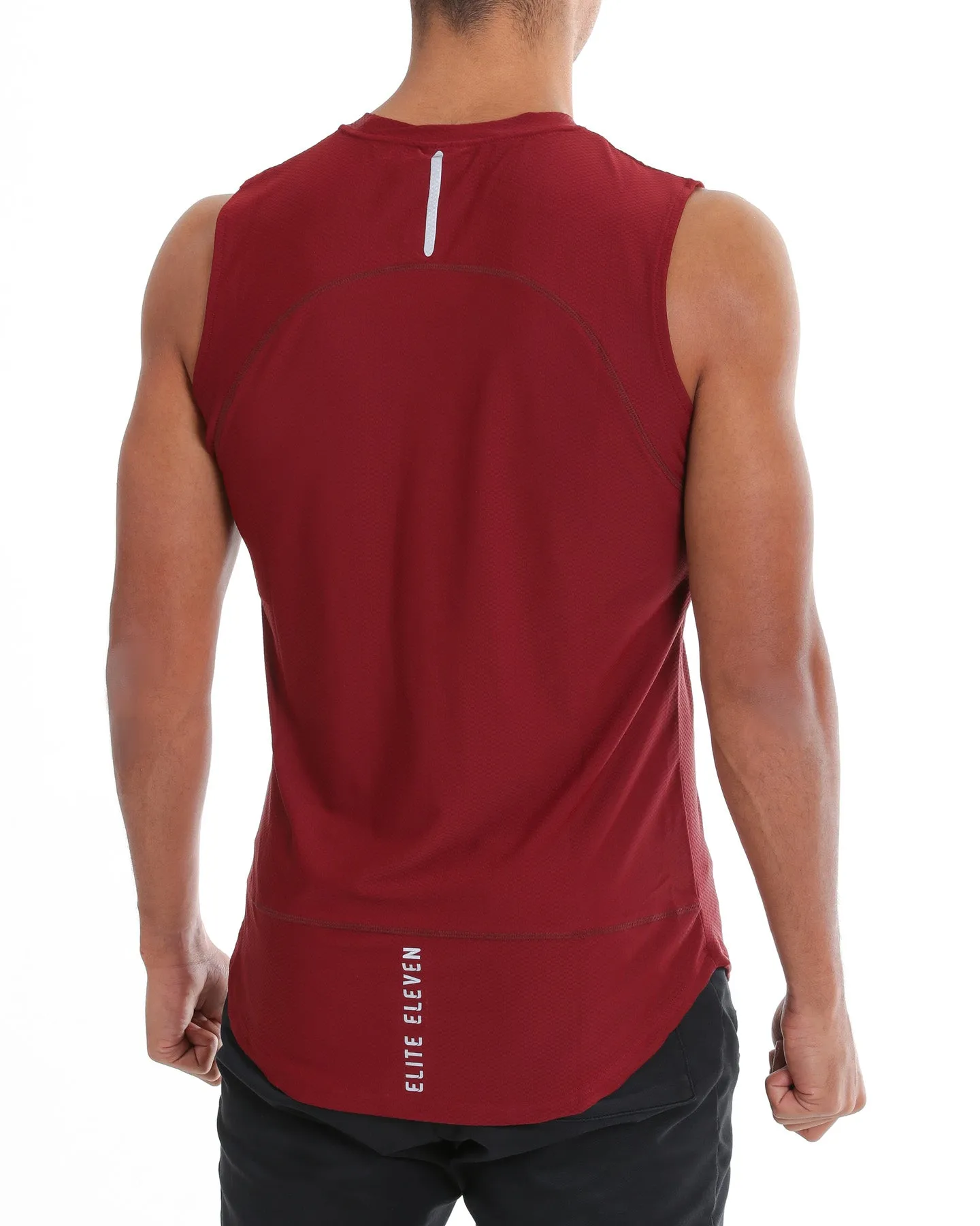 Mens Premium Maroon Athletic Performance Tank Top