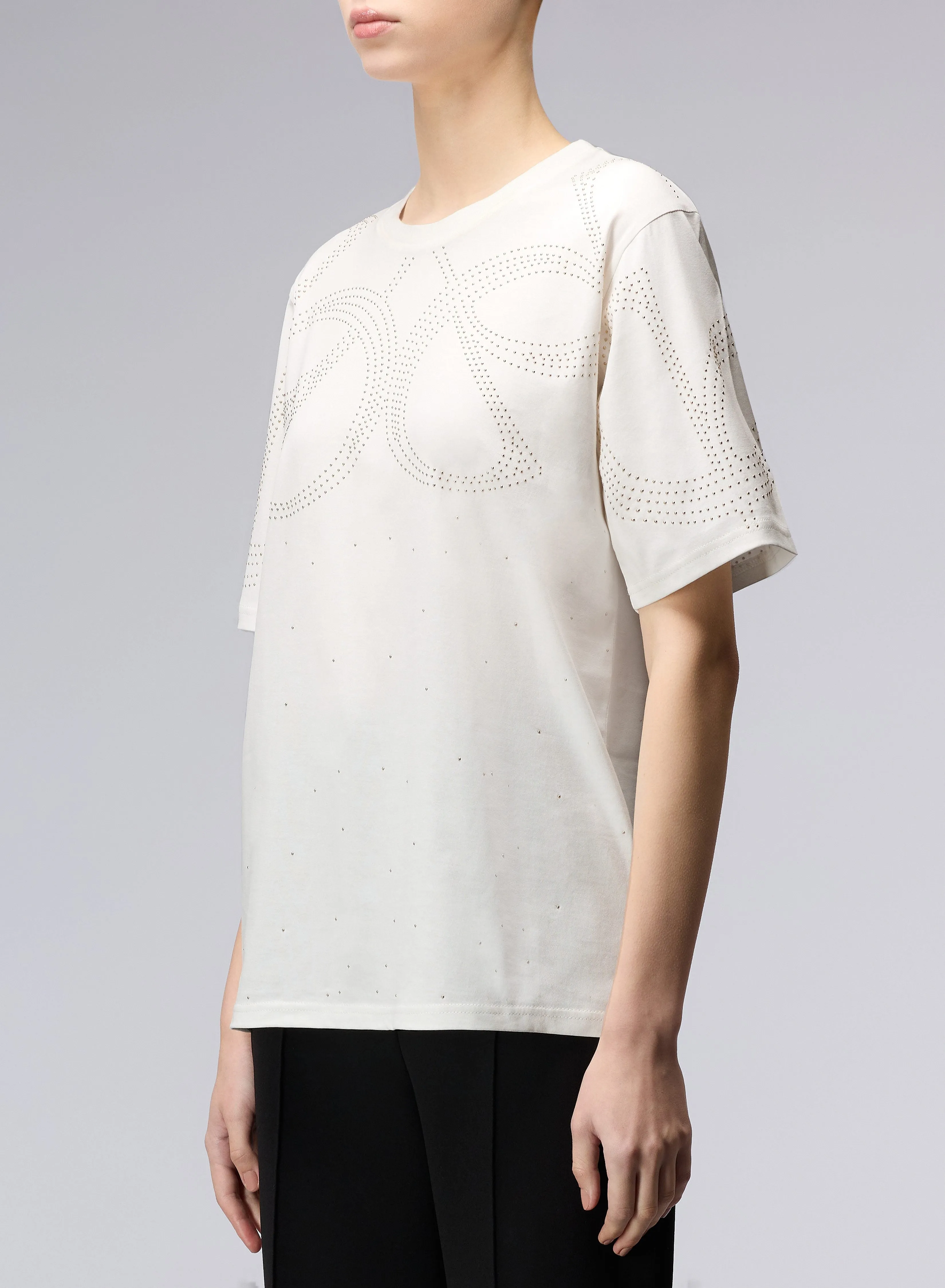 Embellished Cotton T-Shirt