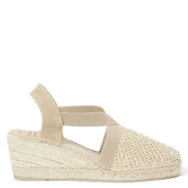 Embroidered Wedge Espadrille for Women - Terra-RA