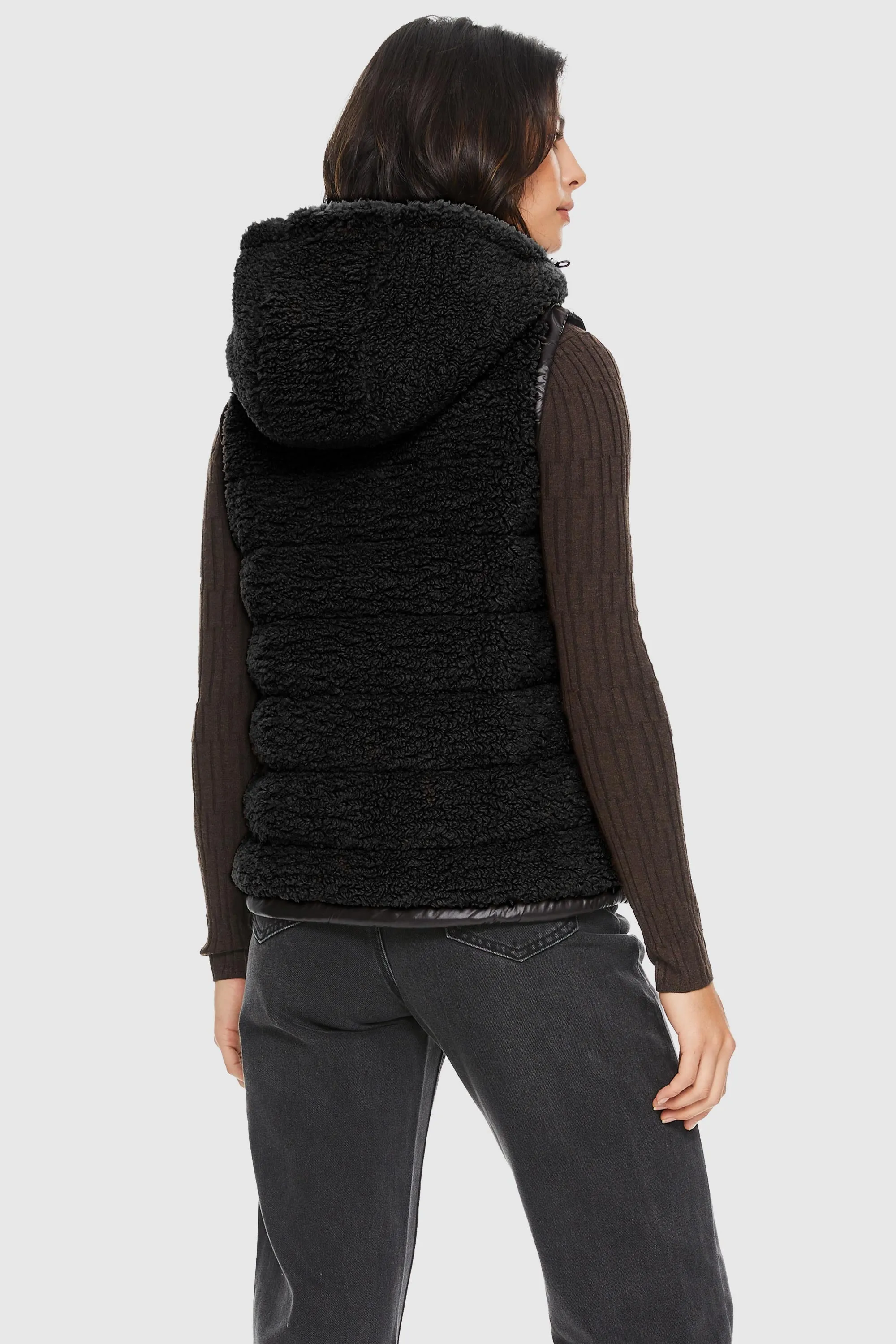 Fleece Fuzzy Casual Fleece Down Vest