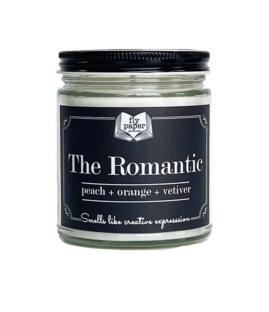 Fly Paper Products - The Romantic Literary 9oz Glass Candle