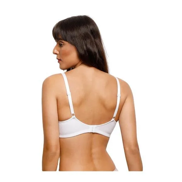 Graceful Double Layered Cotton Bra Non Padded Wire free Bra For Women