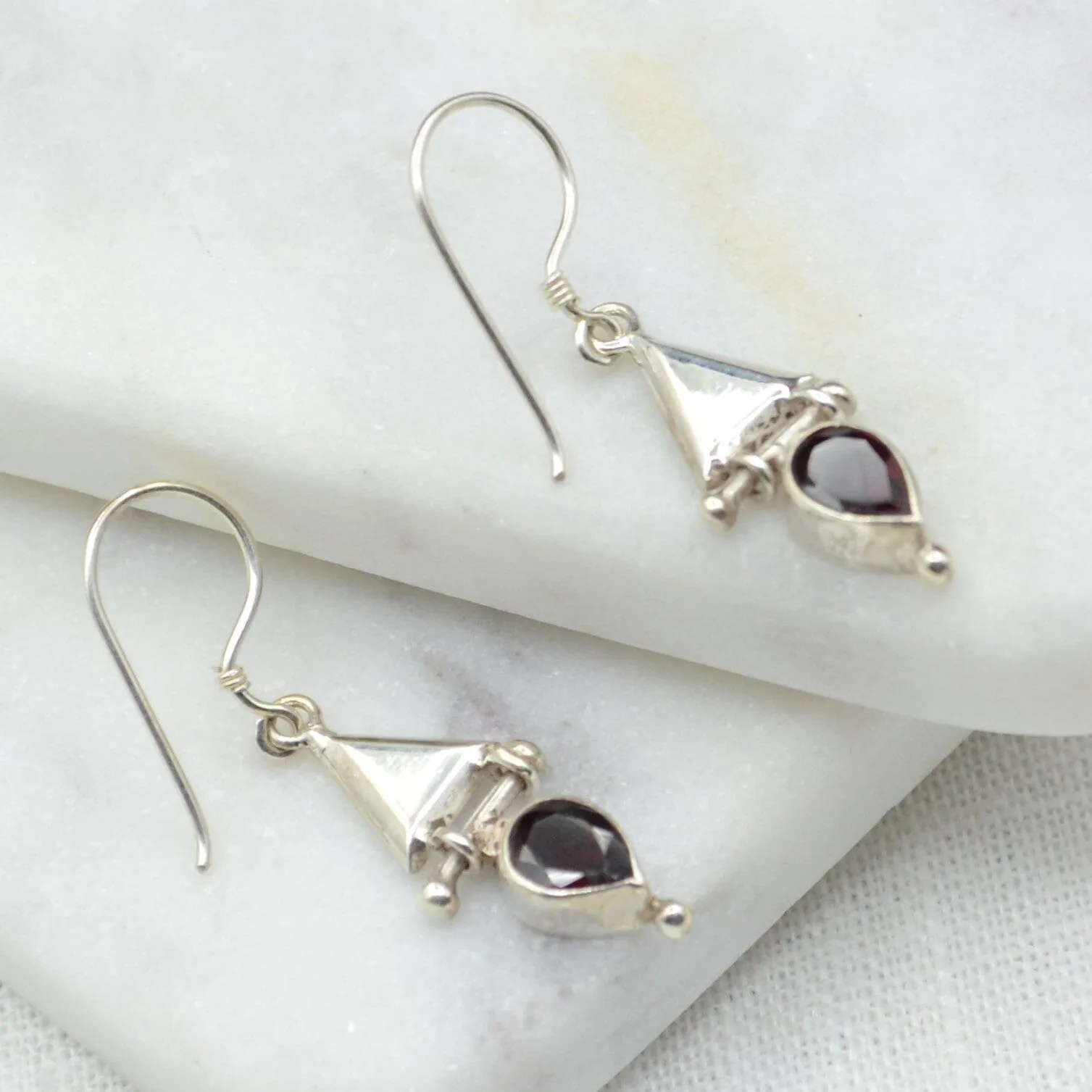 Graceful Silver Earrings