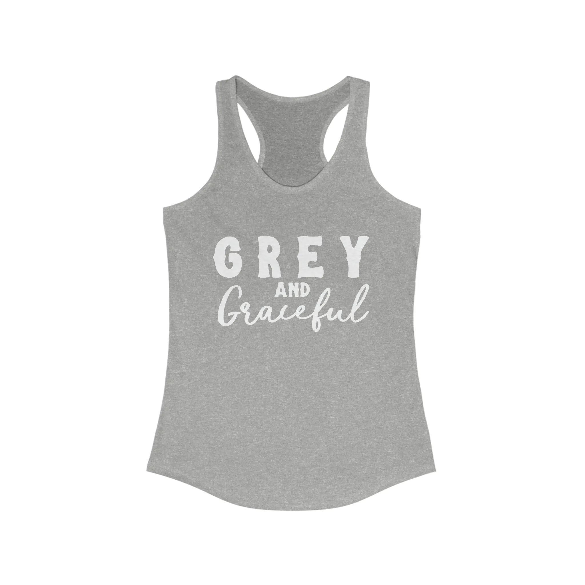 Grey & Graceful Racerback Tank