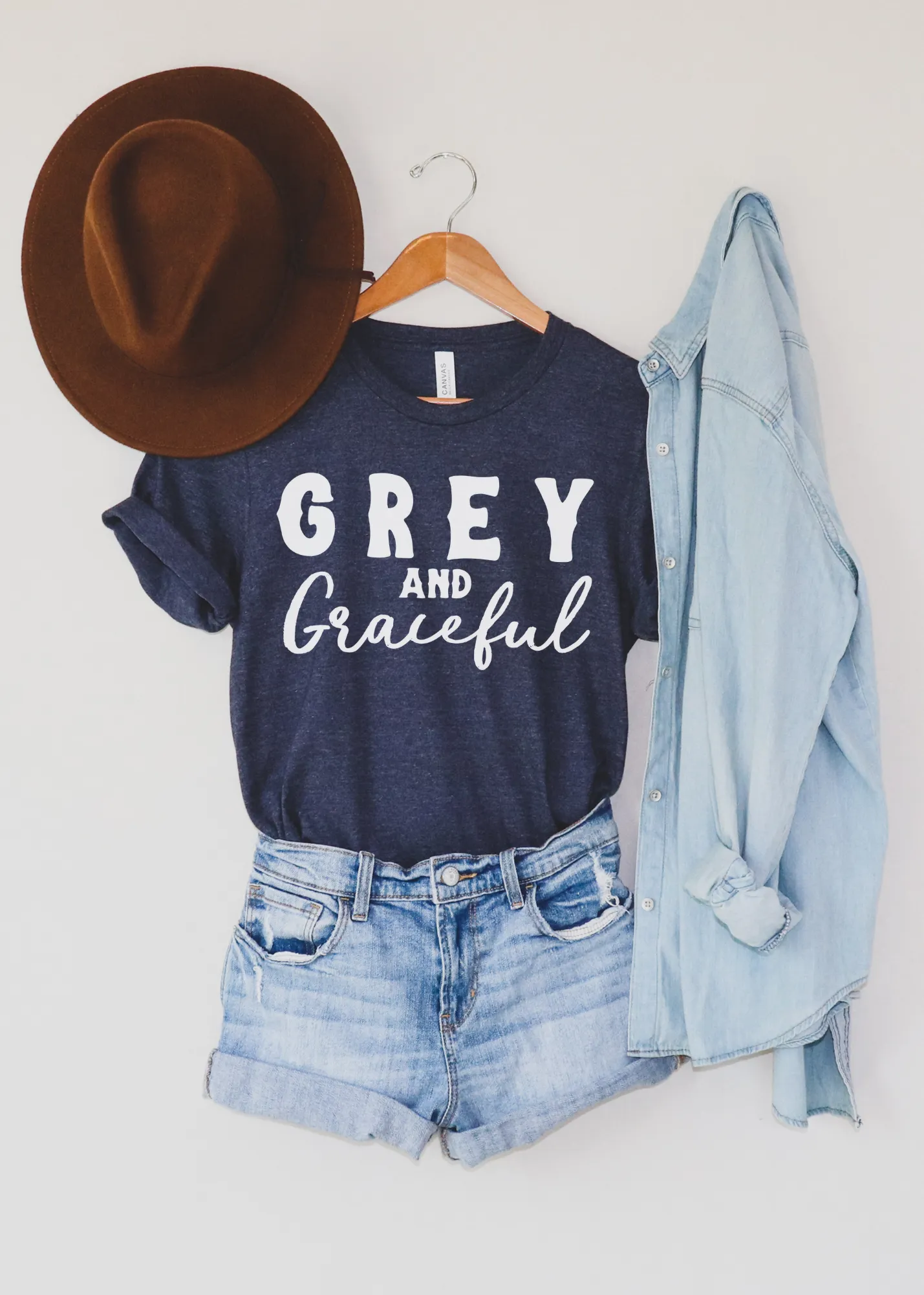 Grey & Graceful Short Sleeve Tee