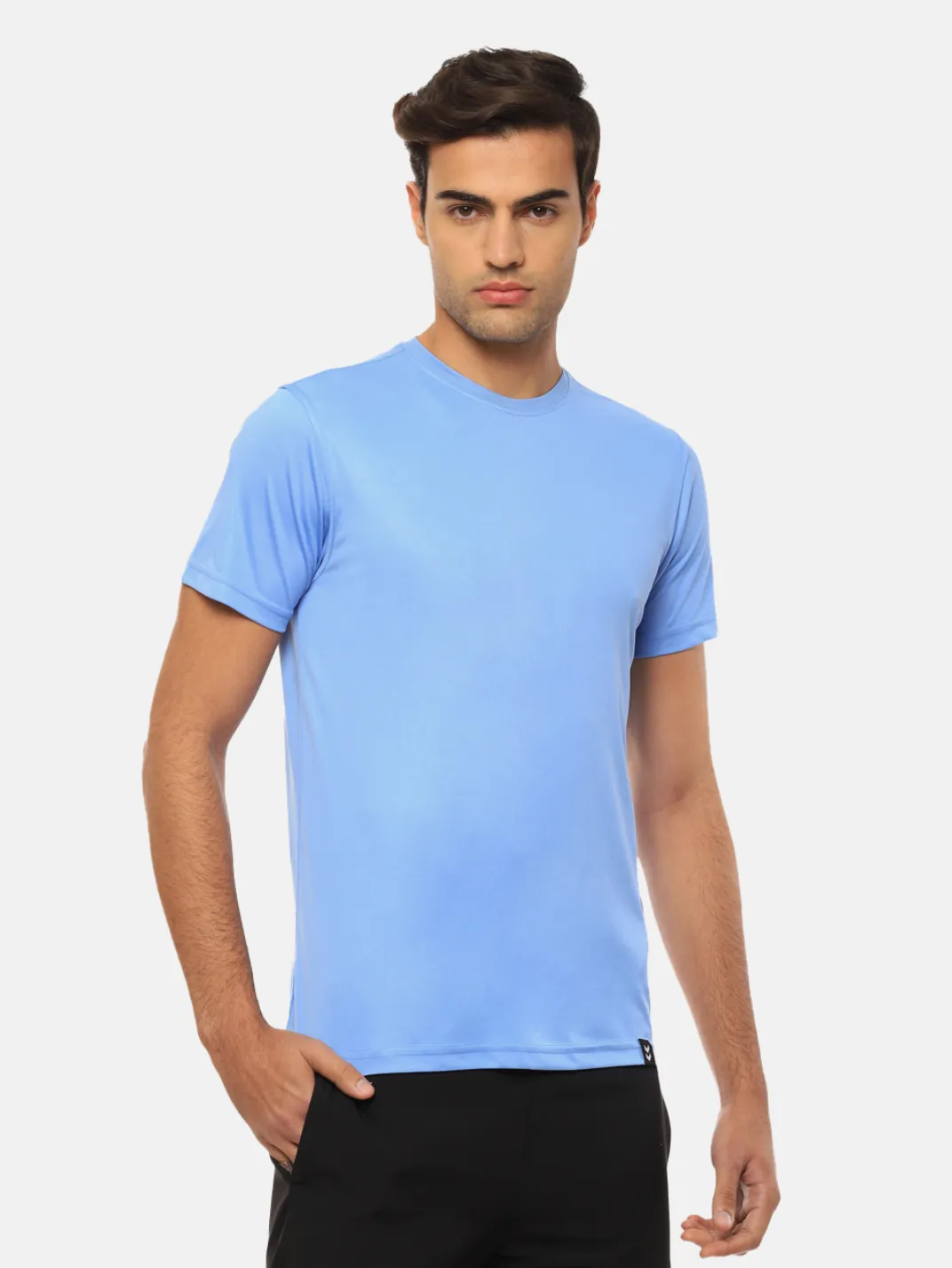 Hummel Men Blue B2B Round Neck Poly