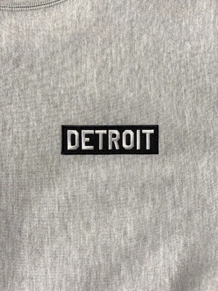 Ink Detroit Heavyweight Crewneck Sweatshirt - Athletic Grey