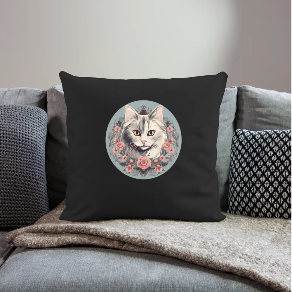 Kissenbezug 45x45cm mit Katzenmotiv "Romantic Cat"