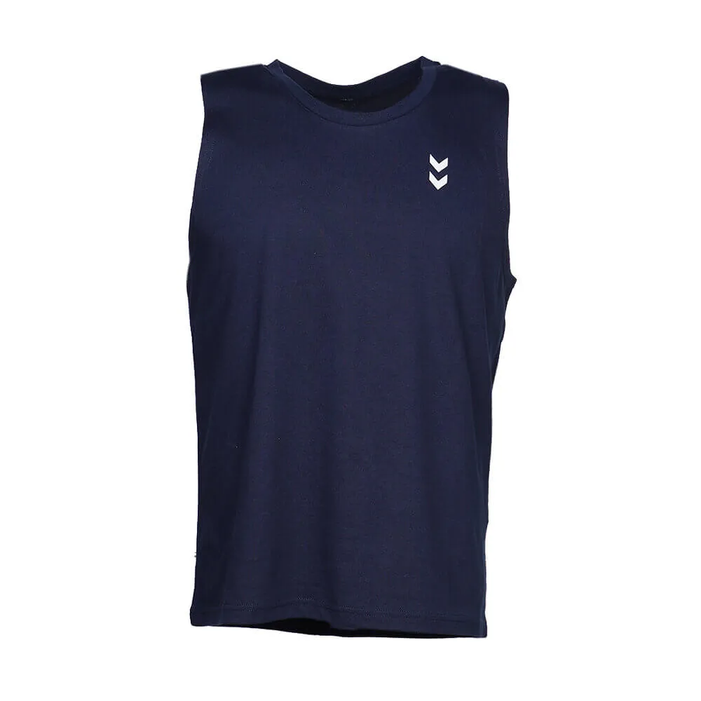 Kles Men Navy Blue Tank Top