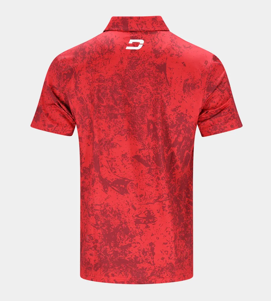 MARBLE POLO - RED